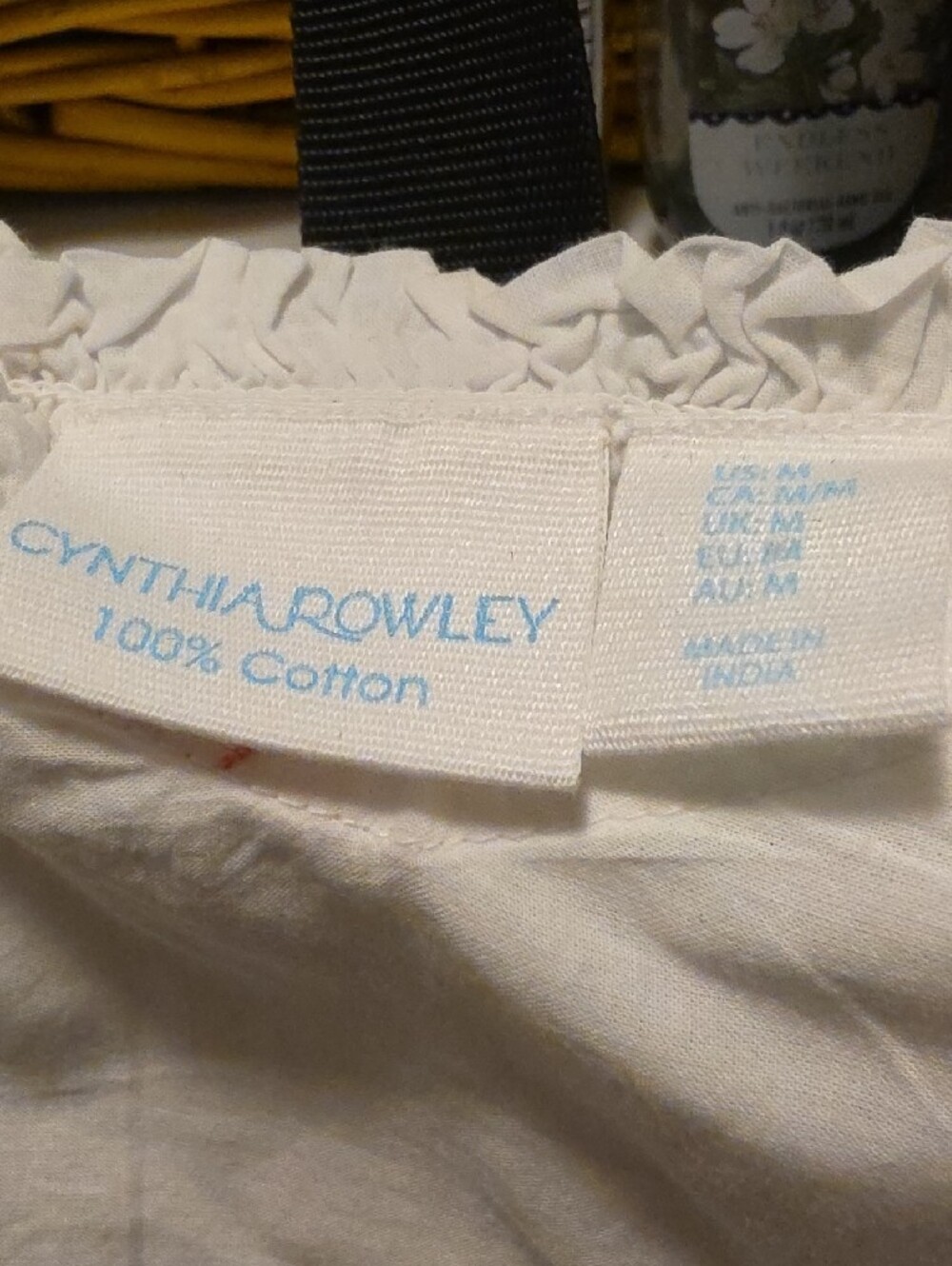 NWOT Cynthia Rowley White Sundress with Multicolor Embroidery - Picture 6 of 6